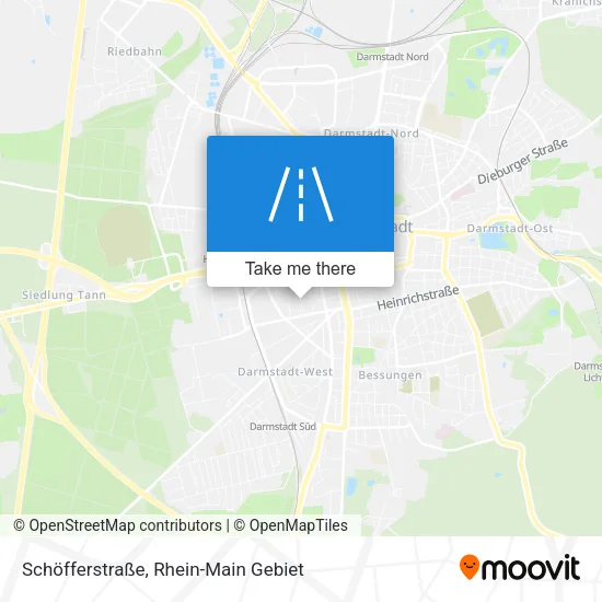 Карта Schöfferstraße