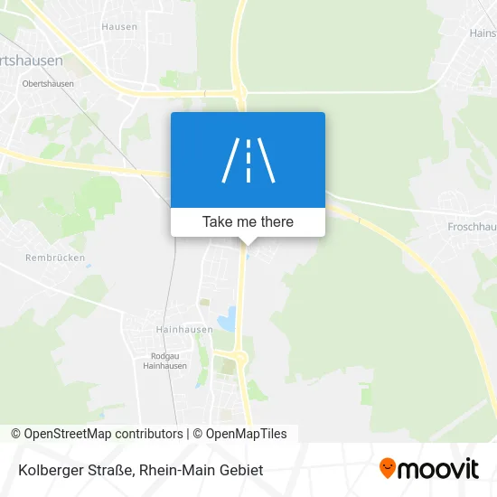 Карта Kolberger Straße