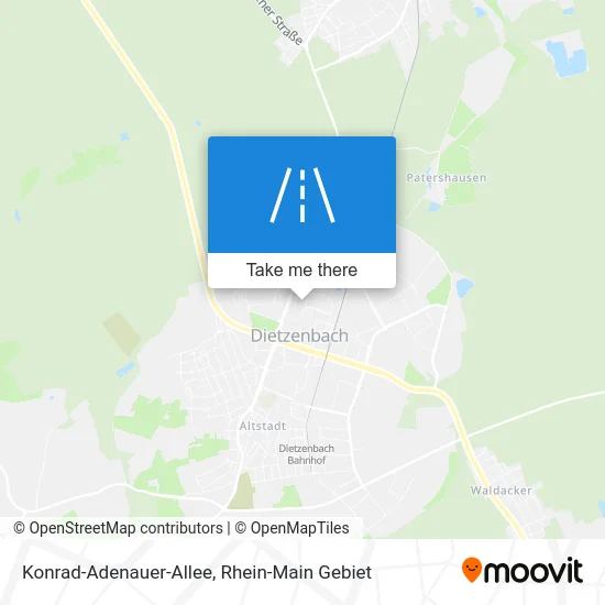 Карта Konrad-Adenauer-Allee