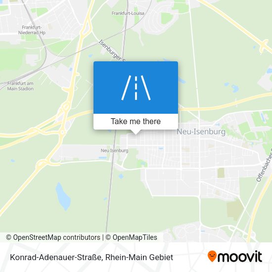 Карта Konrad-Adenauer-Straße