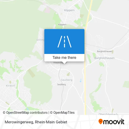 Карта Merowingerweg