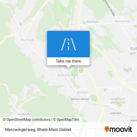 Карта Merowingerweg