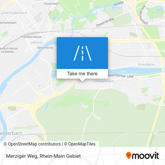 Карта Merziger Weg