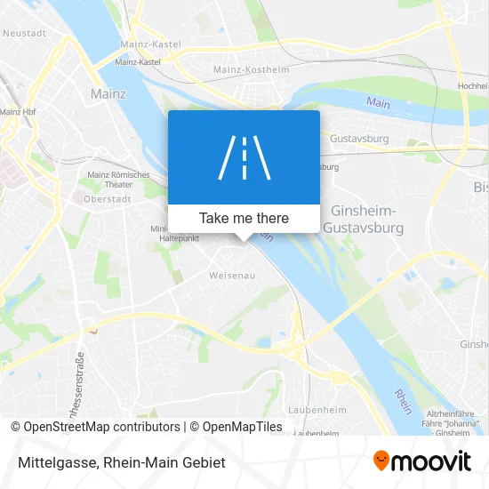 Карта Mittelgasse