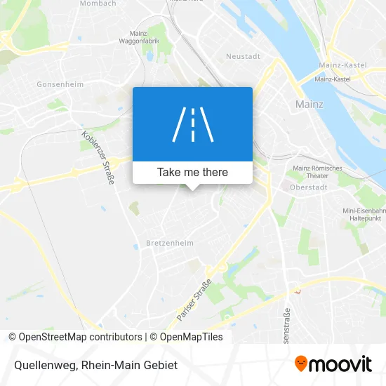 Карта Quellenweg