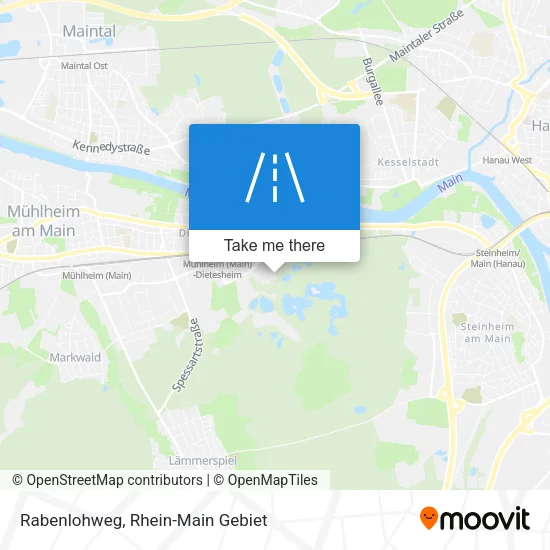 Карта Rabenlohweg