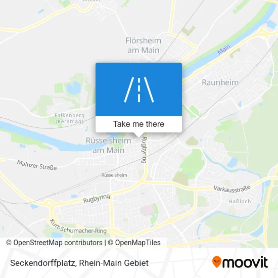 Карта Seckendorffplatz