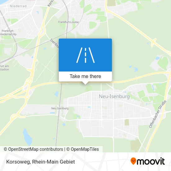 Карта Korsoweg