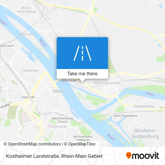 Карта Kostheimer Landstraße