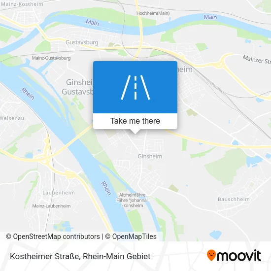 Карта Kostheimer Straße