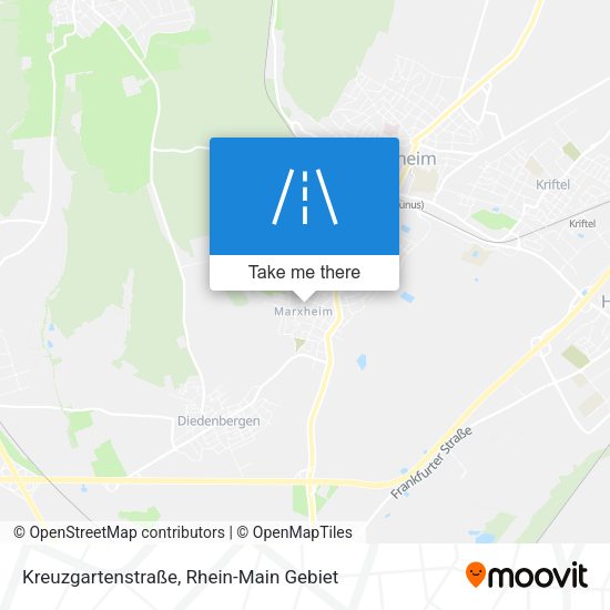 Kreuzgartenstraße map