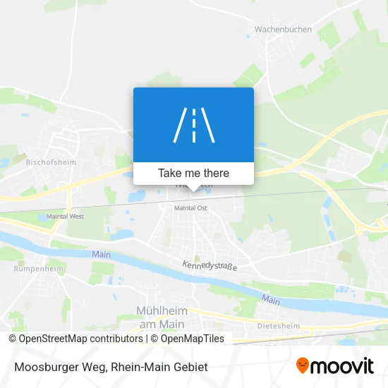 Карта Moosburger Weg