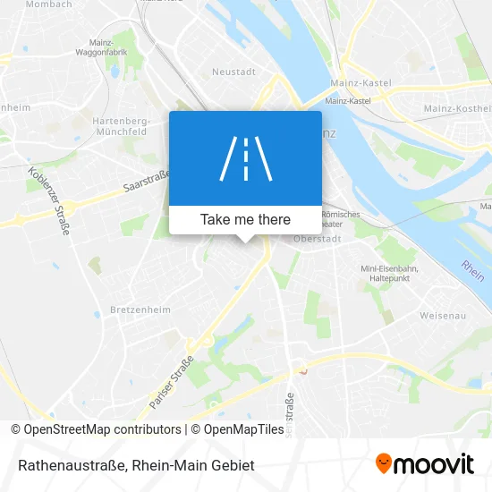 Карта Rathenaustraße