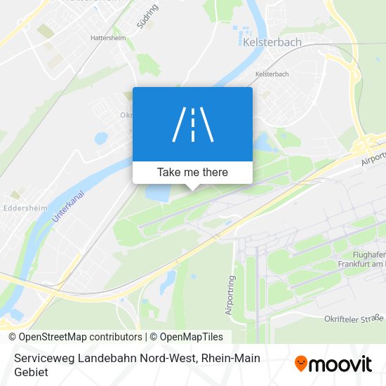 Serviceweg Landebahn Nord-West map