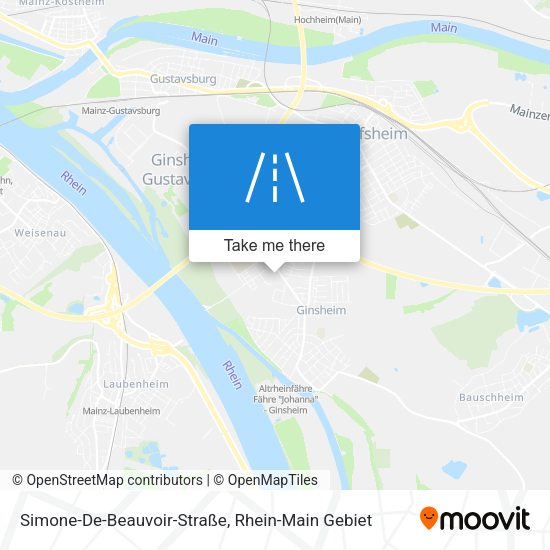 Simone-De-Beauvoir-Straße map