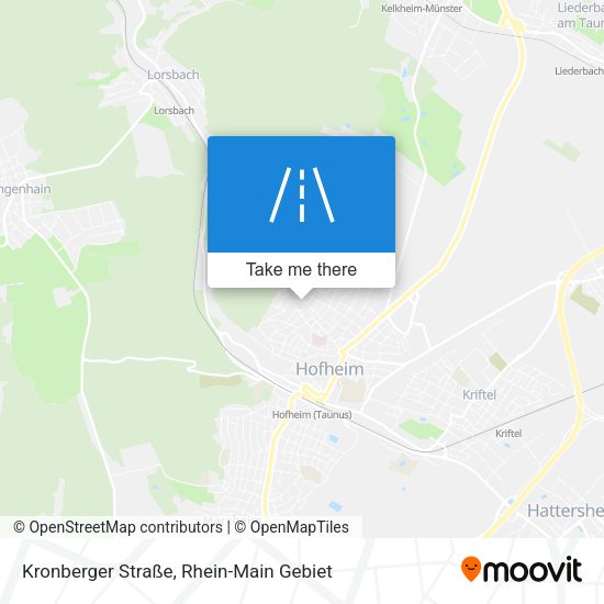 Kronberger Straße map