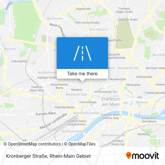 Карта Kronberger Straße