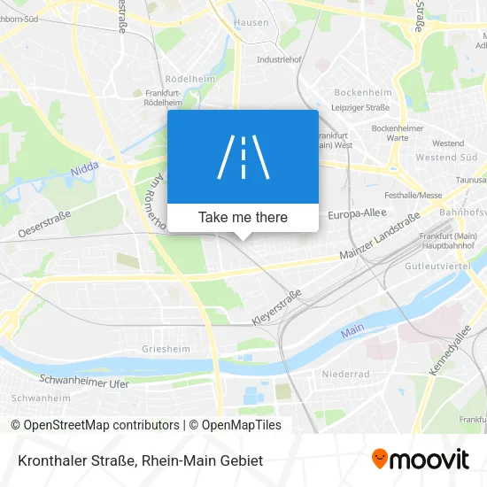 Карта Kronthaler Straße