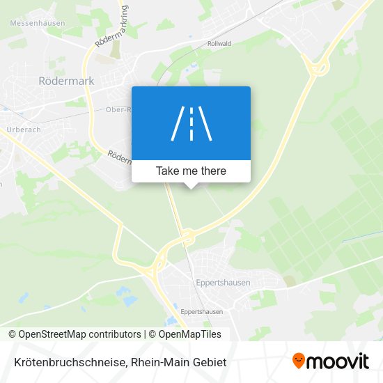 Krötenbruchschneise map