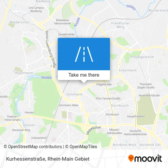 Kurhessenstraße map