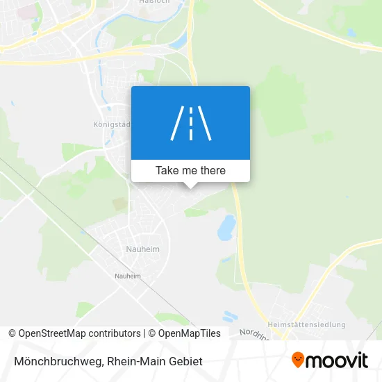 Карта Mönchbruchweg
