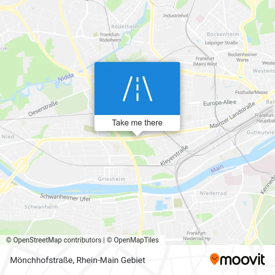 Карта Mönchhofstraße