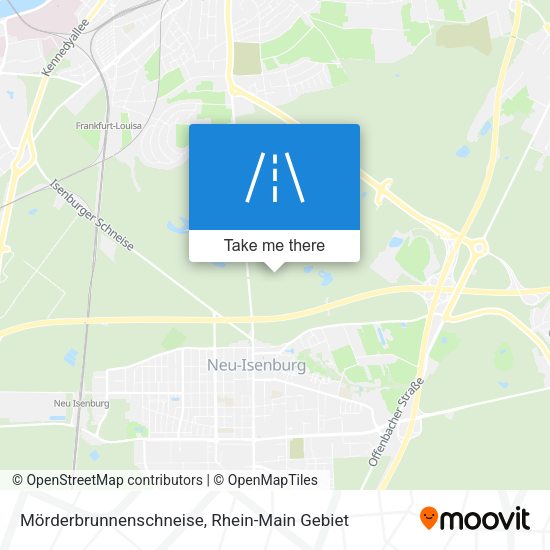 Mörderbrunnenschneise map