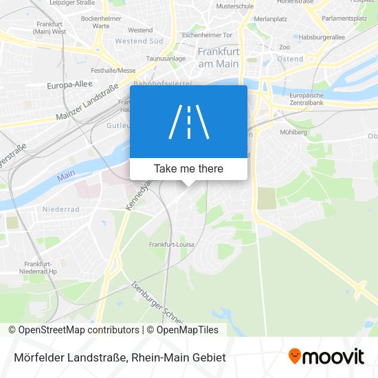 Mörfelder Landstraße map