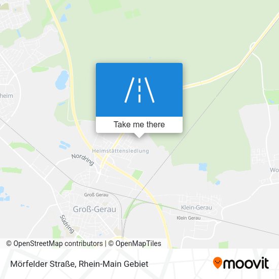 Mörfelder Straße map