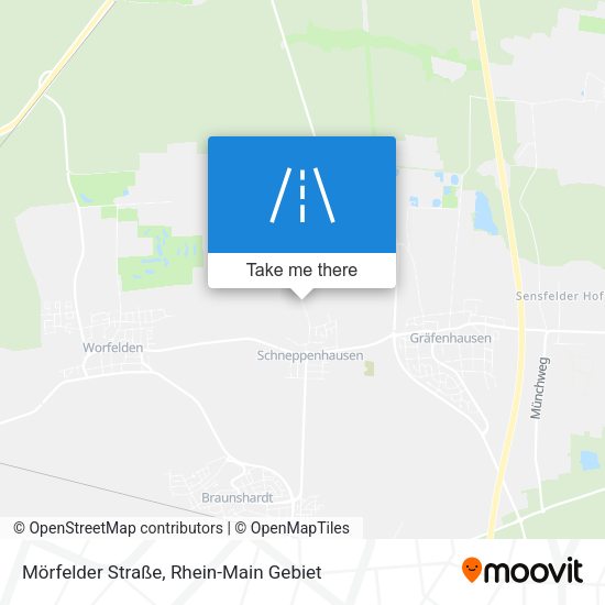 Mörfelder Straße map