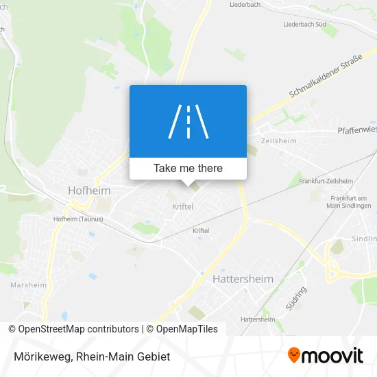 Карта Mörikeweg
