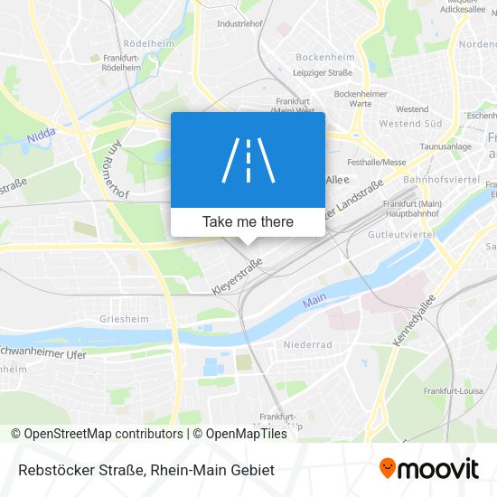Rebstöcker Straße map