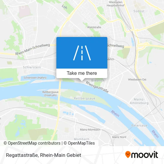 Карта Regattastraße