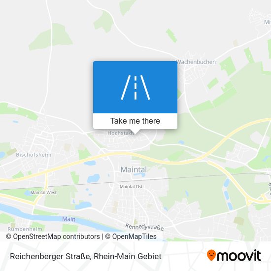 Reichenberger Straße map