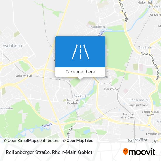 Reifenberger Straße map
