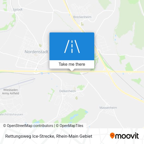 Rettungsweg Ice-Strecke map