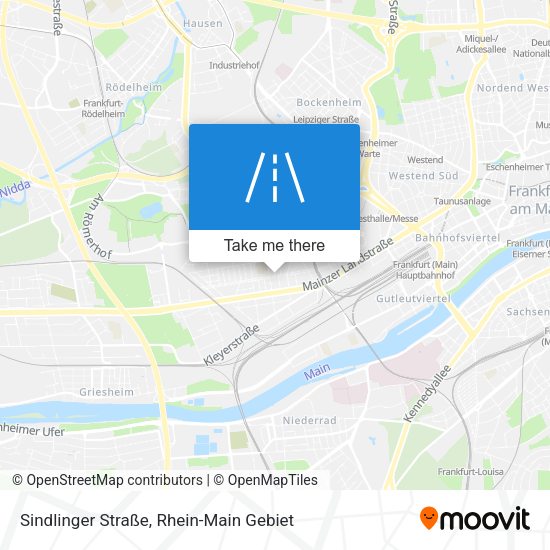 Sindlinger Straße map