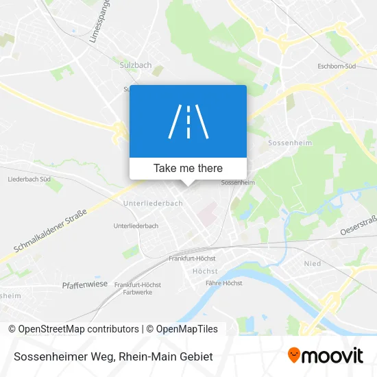 Sossenheimer Weg map