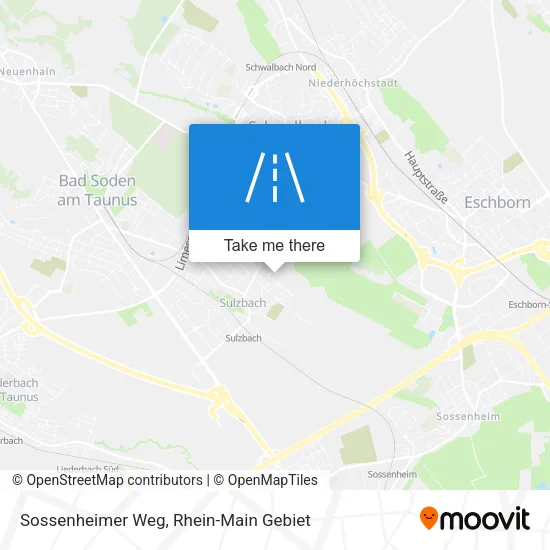 Карта Sossenheimer Weg