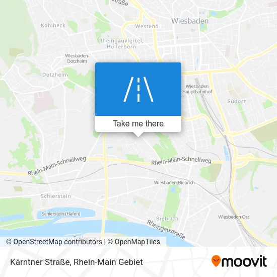 Карта Kärntner Straße