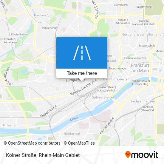 Карта Kölner Straße