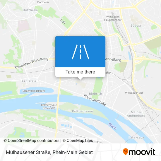 Карта Mülhausener Straße