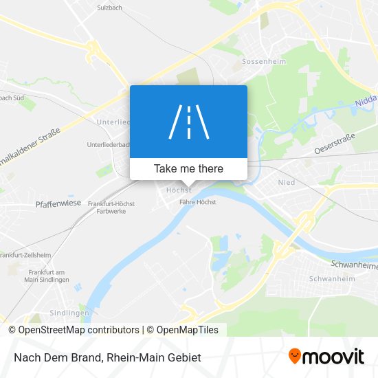 Nach Dem Brand map