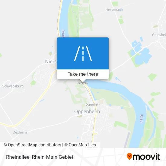 Карта Rheinallee