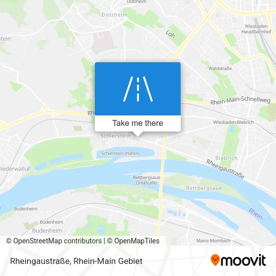 Карта Rheingaustraße