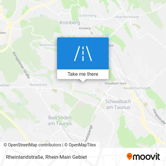 Rheinlandstraße map