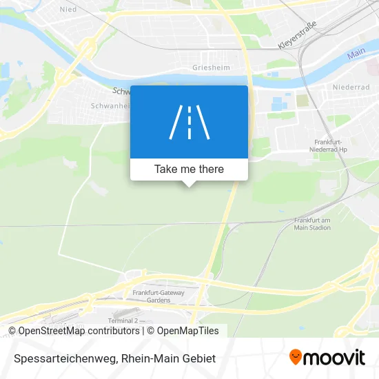 Карта Spessarteichenweg