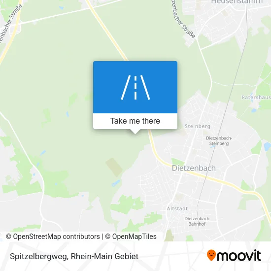 Карта Spitzelbergweg