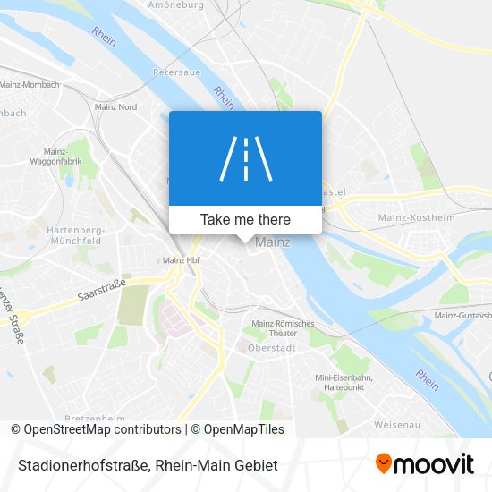 Stadionerhofstraße map