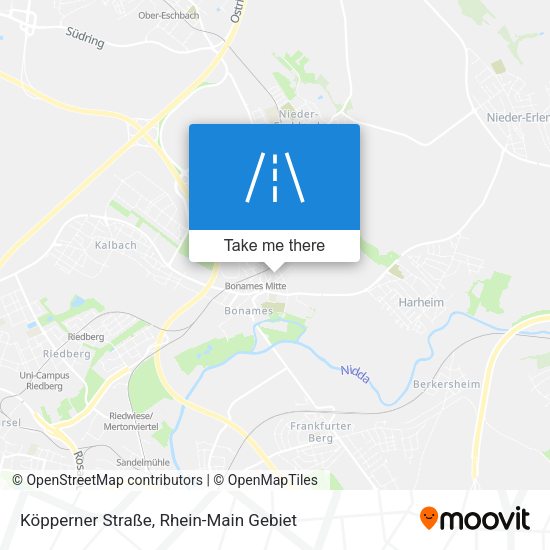 Köpperner Straße map